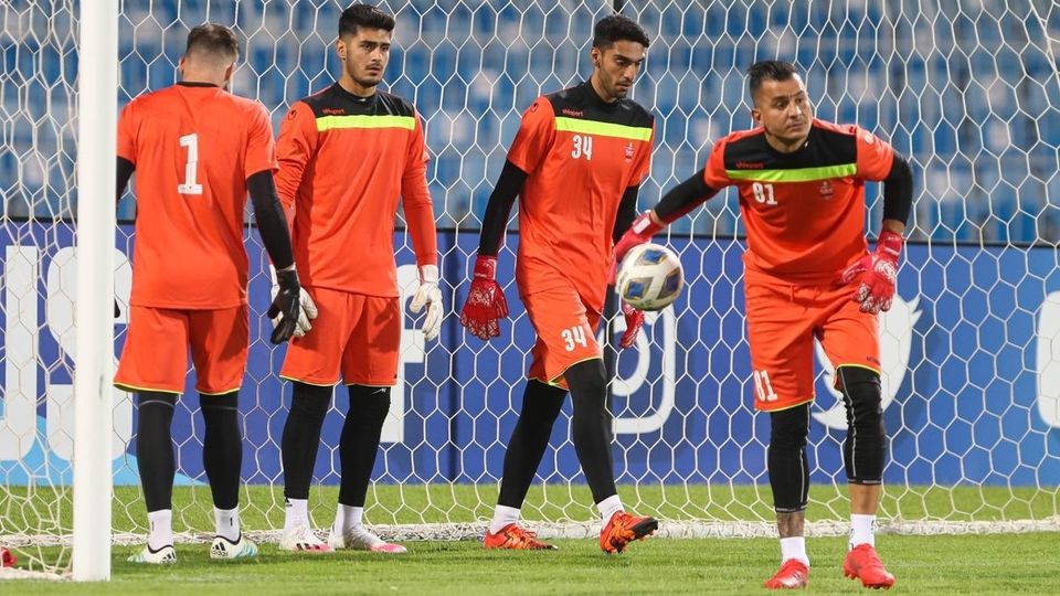 کنفرانس خبری و تمرین تیم پرسپولیس - ریاض