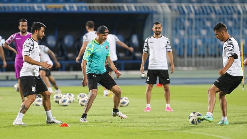 کنفرانس خبری و تمرین تیم پرسپولیس - ریاض