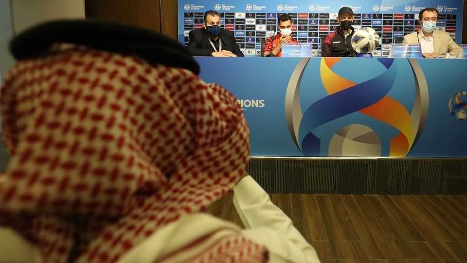 کنفرانس خبری و تمرین تیم پرسپولیس - ریاض