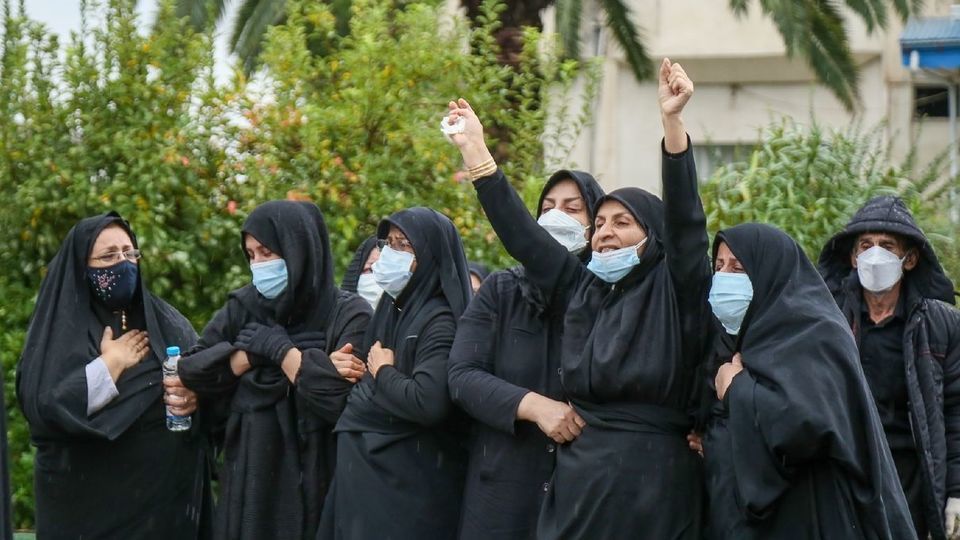 مراسم وداع و تشییع شهیدان «حسین بهراد نصر» و «مرتضی هدایت‌زاده» - رشت