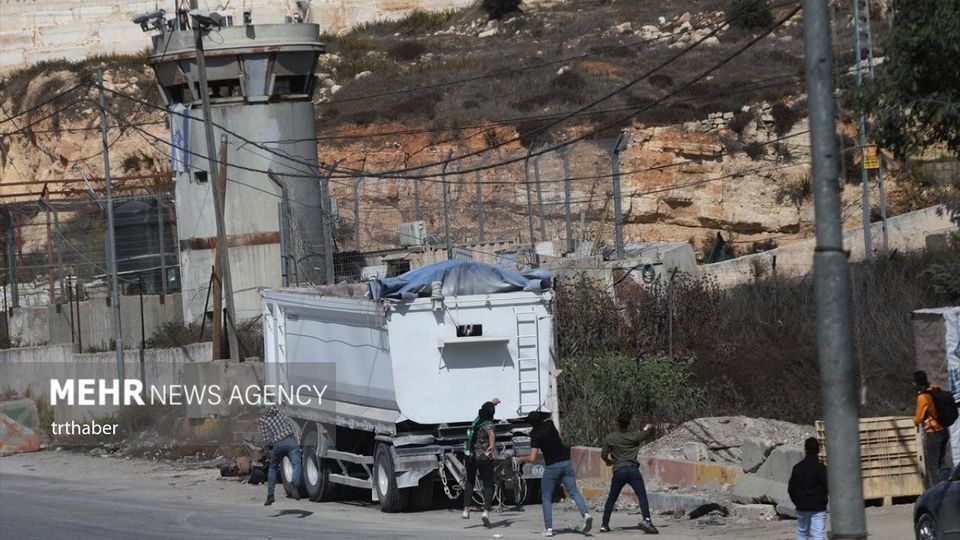 حمله نظامیان اسرائیل به تجمع فلسطینیان در کرانه باختری