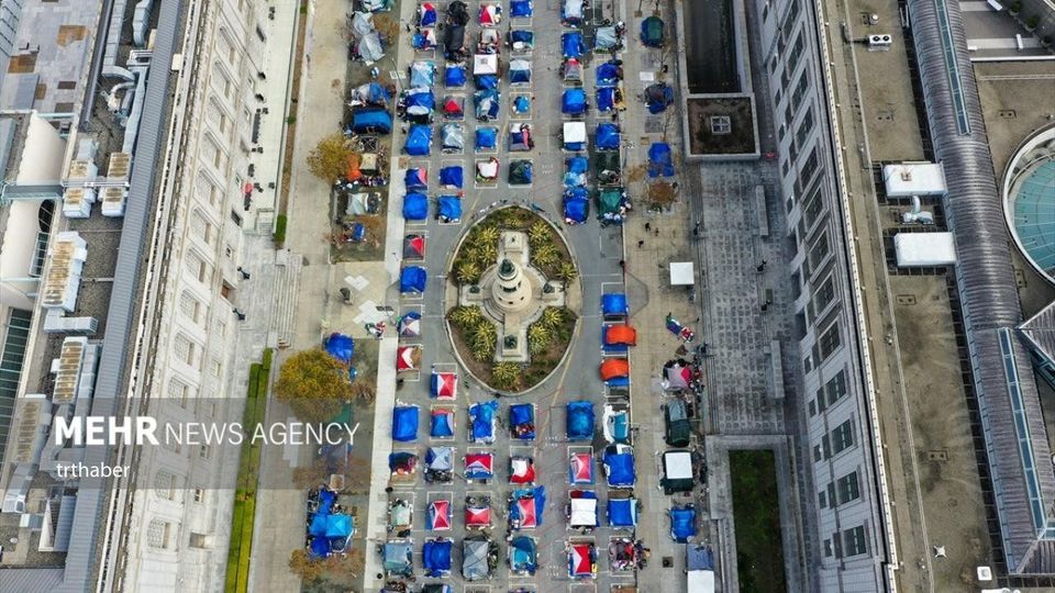 زندگی بی خانمان ها در خیابان های سانفرانسیسکو