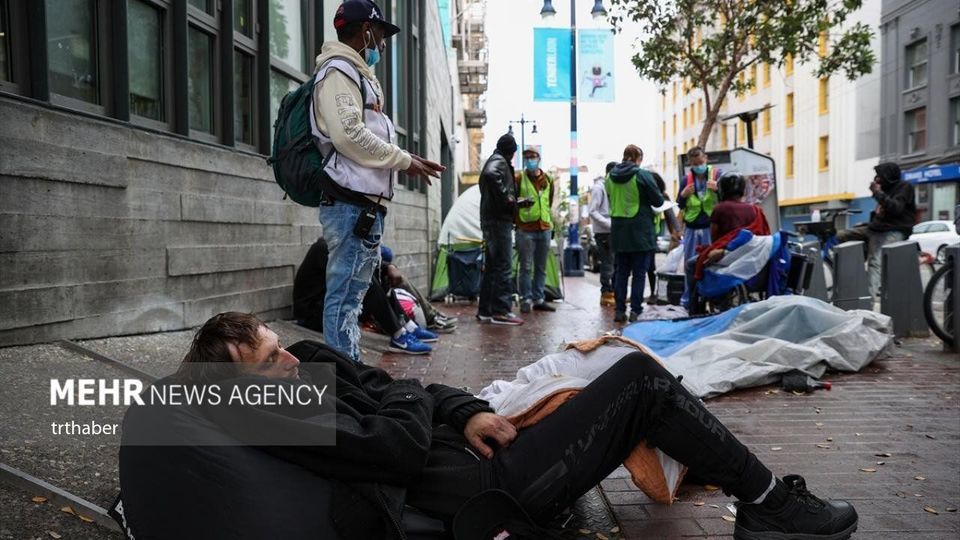 زندگی بی خانمان ها در خیابان های سانفرانسیسکو