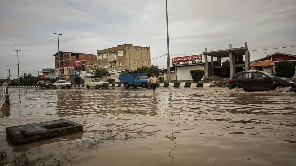 سیل و آبگرفتگی در بهنمیر - مازندران