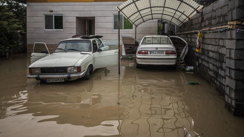 سیل و آبگرفتگی در بهنمیر - مازندران