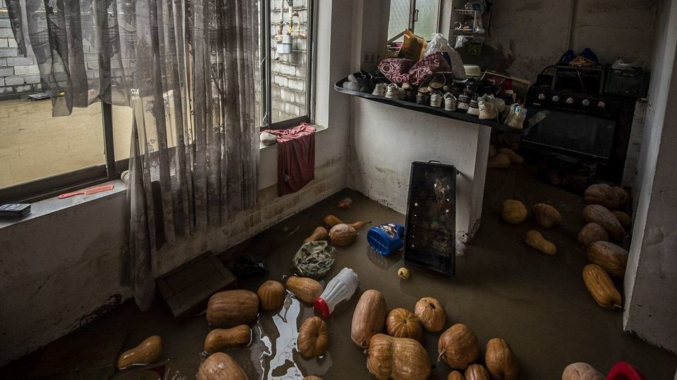 سیل و آبگرفتگی در بهنمیر - مازندران