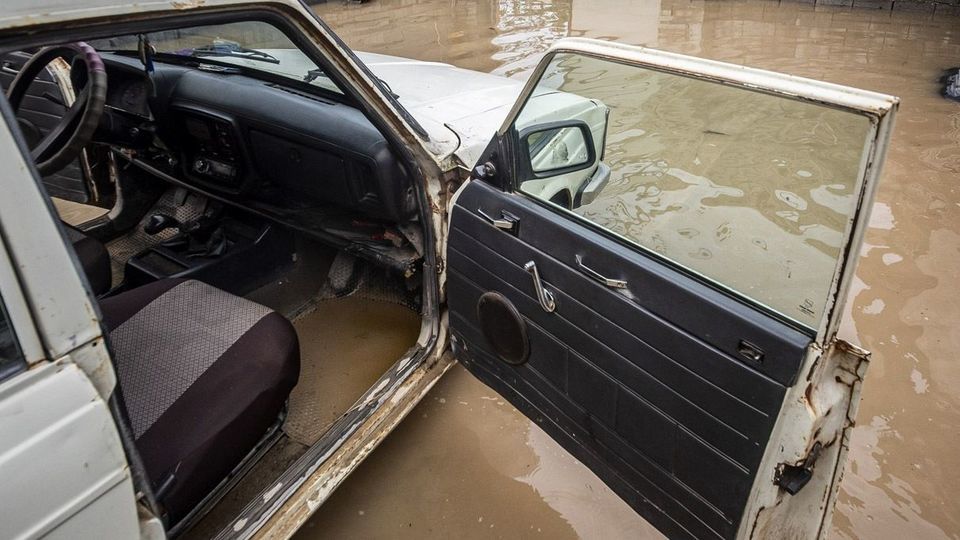 سیل و آبگرفتگی در بهنمیر - مازندران