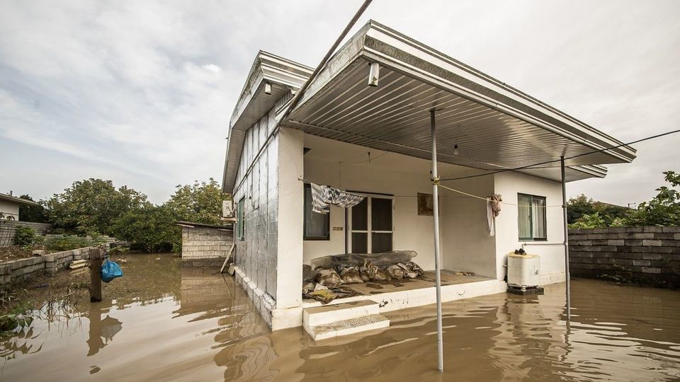 سیل و آبگرفتگی در بهنمیر - مازندران