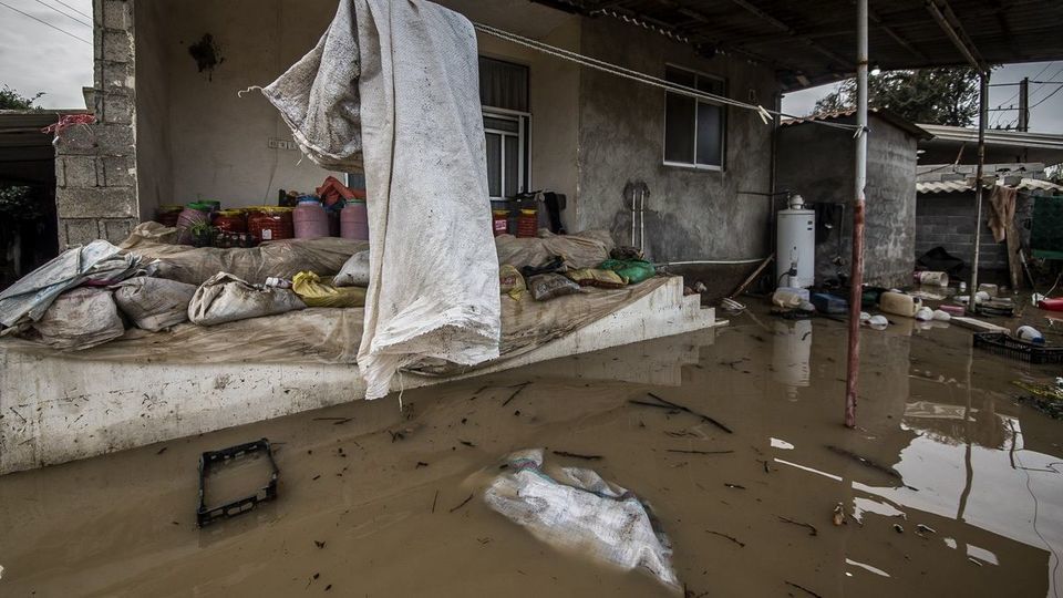 سیل و آبگرفتگی در بهنمیر - مازندران