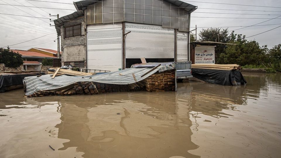 سیل و آبگرفتگی در بهنمیر - مازندران