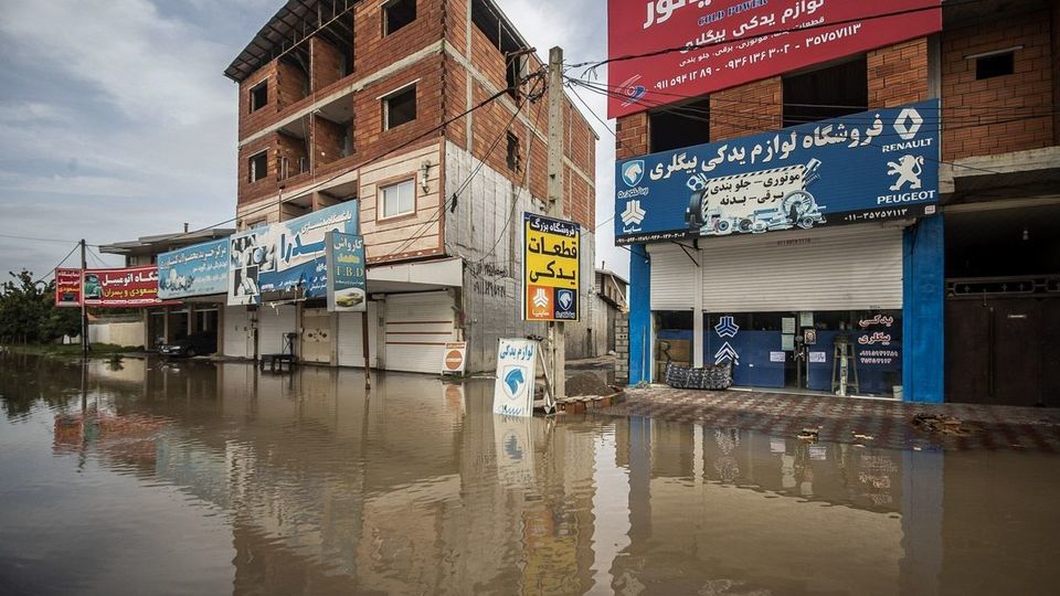 سیل و آبگرفتگی در بهنمیر - مازندران