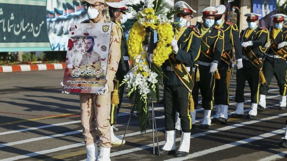 تشییع پیکر مطهر شهید مدافع وطن « رضا هدایتی » - رشت