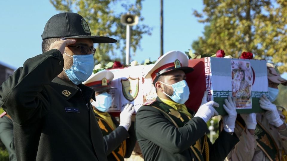 تشییع پیکر مطهر شهید مدافع وطن « رضا هدایتی » - رشت