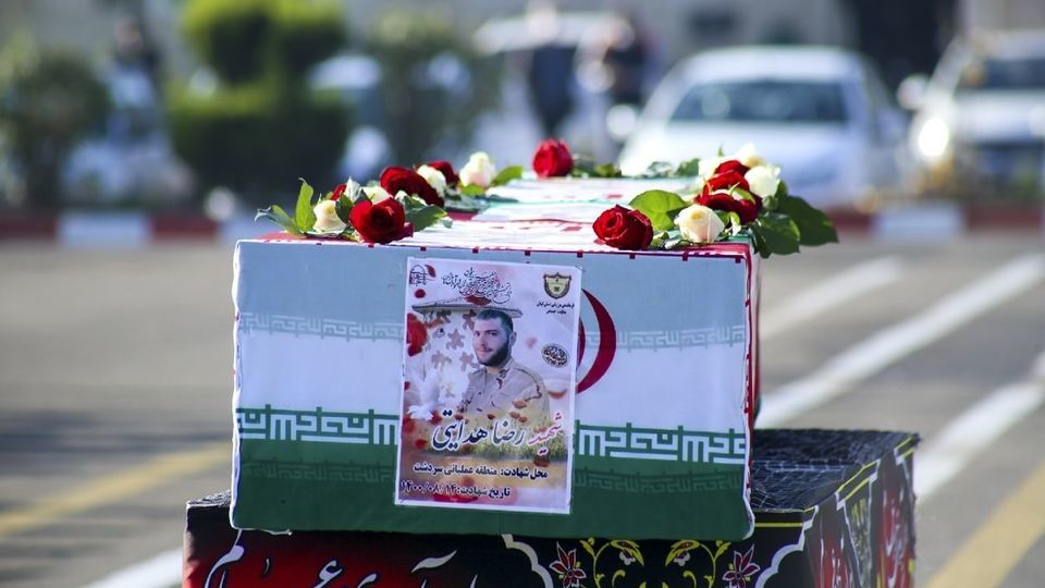 تشییع پیکر مطهر شهید مدافع وطن « رضا هدایتی » - رشت