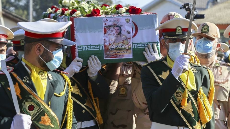 تشییع پیکر مطهر شهید مدافع وطن « رضا هدایتی » - رشت