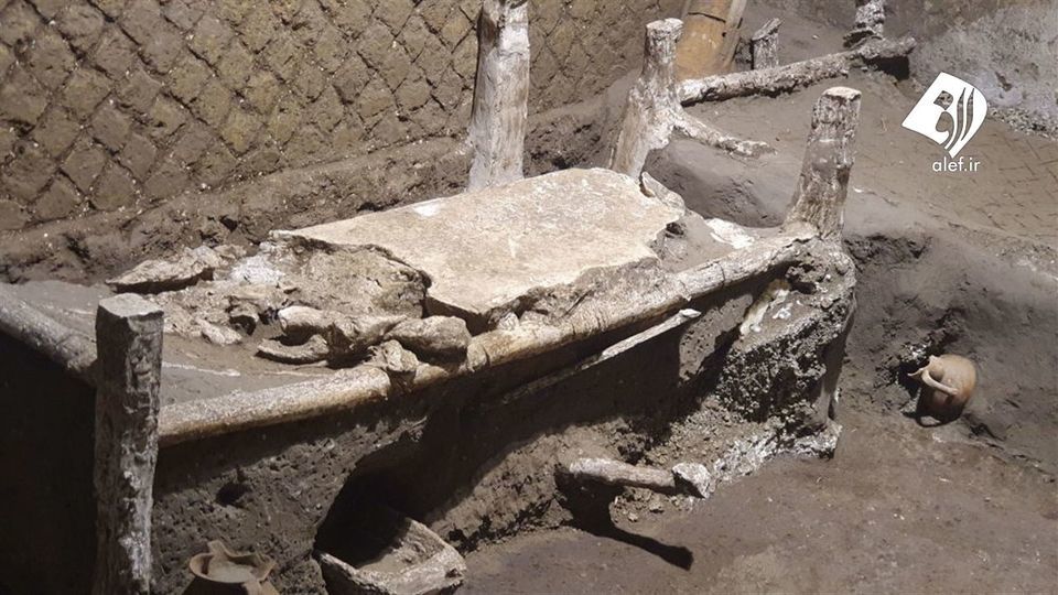 کشف اتاق برده‌ها در پمپئی