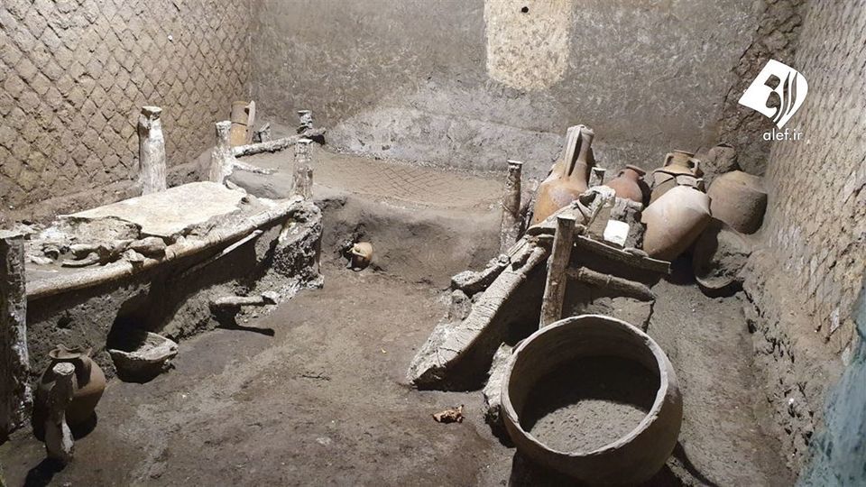 کشف اتاق برده‌ها در پمپئی