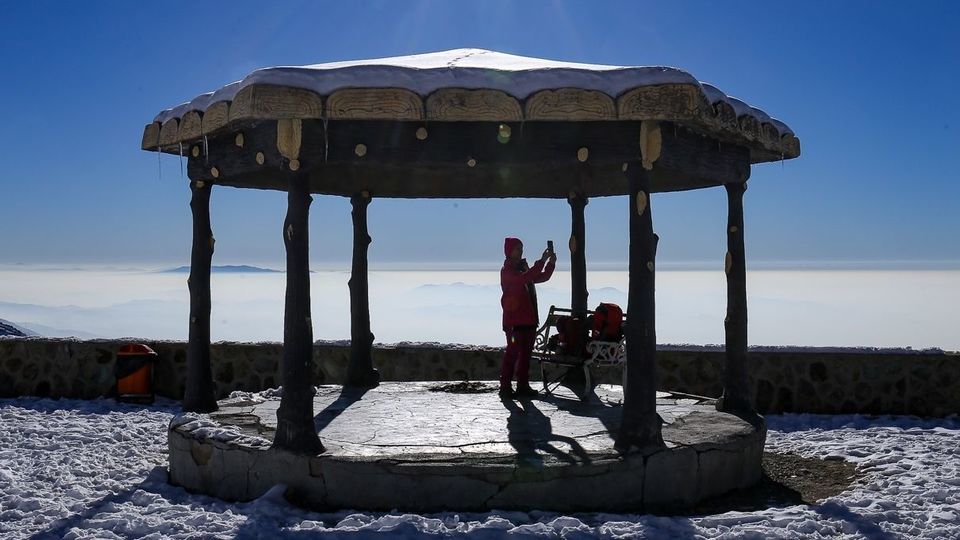 آماده سازی پیست اسکی مجموعه توچال