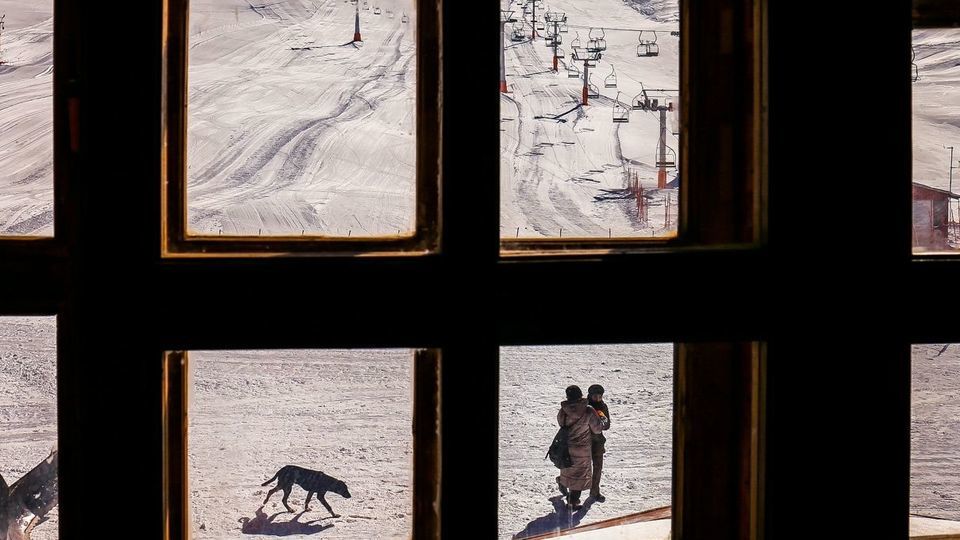 آماده سازی پیست اسکی مجموعه توچال