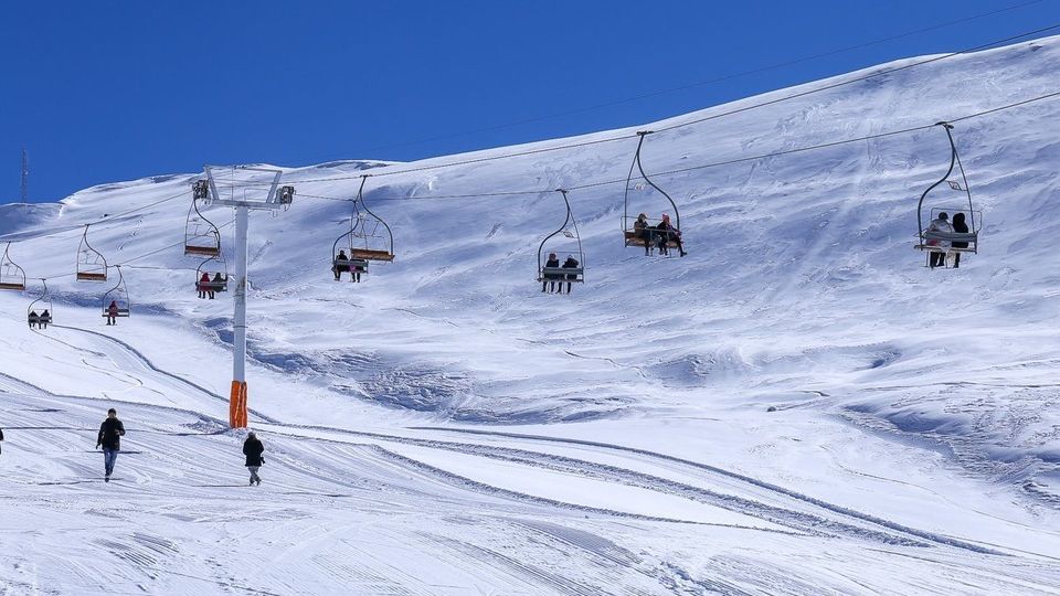 آماده سازی پیست اسکی مجموعه توچال