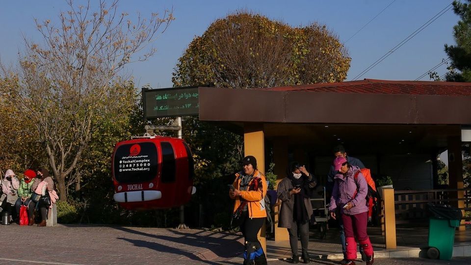 آماده سازی پیست اسکی مجموعه توچال