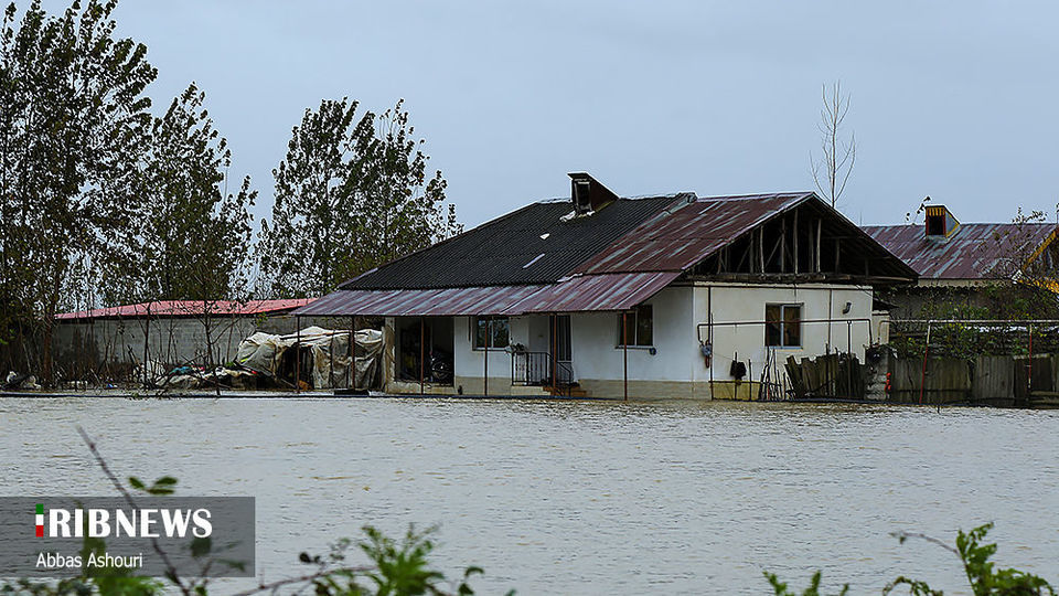 خسارت سیل در مناطق صومعه سرا
