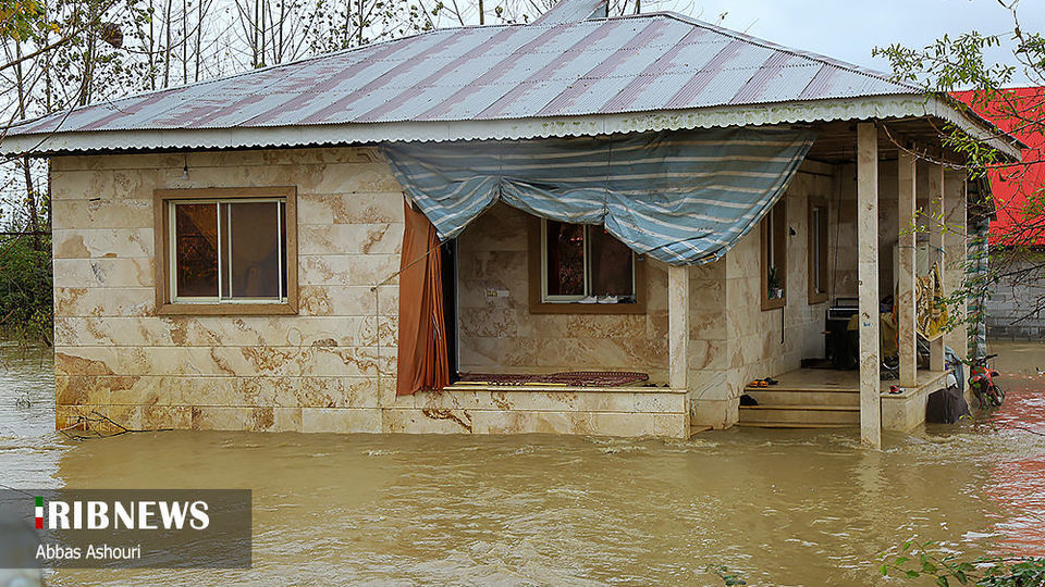 خسارت سیل در مناطق صومعه سرا