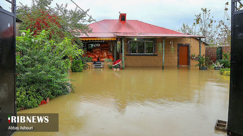 خسارت سیل در مناطق صومعه سرا