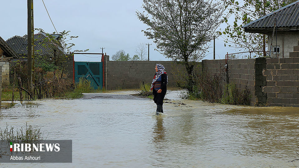 خسارت سیل در مناطق صومعه سرا