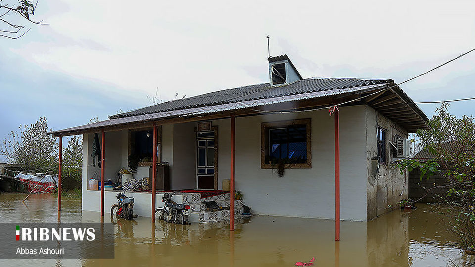 خسارت سیل در مناطق صومعه سرا