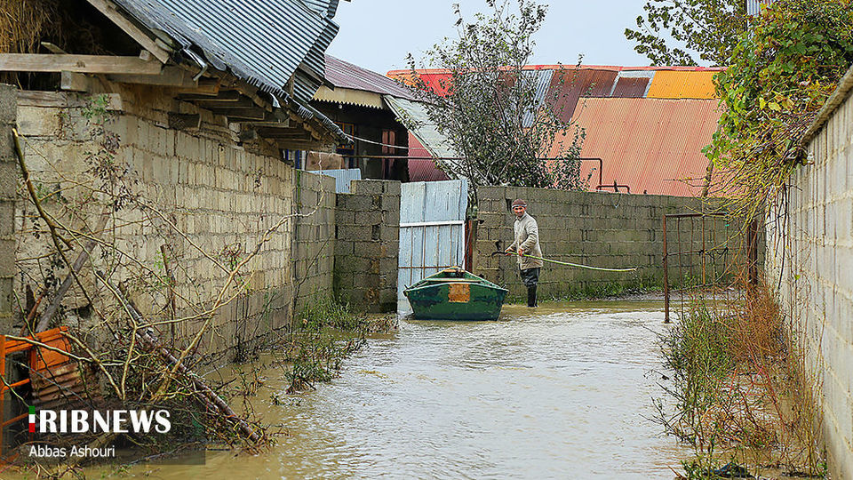 خسارت سیل در مناطق صومعه سرا