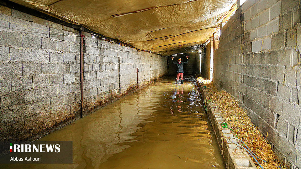 خسارت سیل در مناطق صومعه سرا