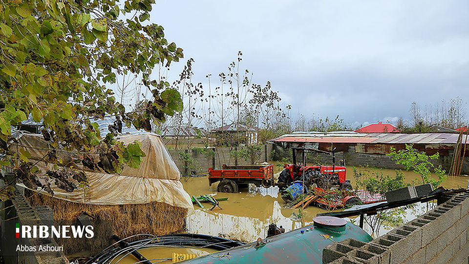 خسارت سیل در مناطق صومعه سرا