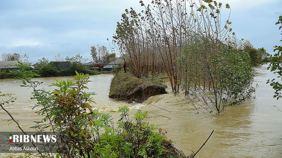 خسارت سیل در مناطق صومعه سرا