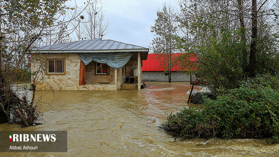 خسارت سیل در مناطق صومعه سرا