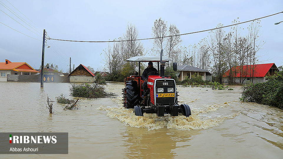 خسارت سیل در مناطق صومعه سرا