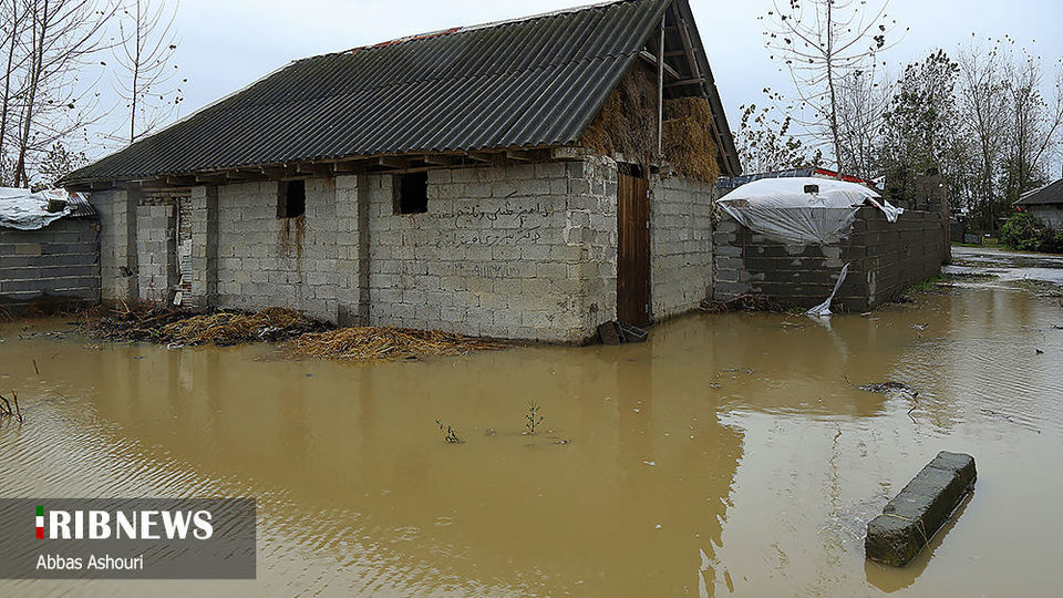 خسارت سیل در مناطق صومعه سرا