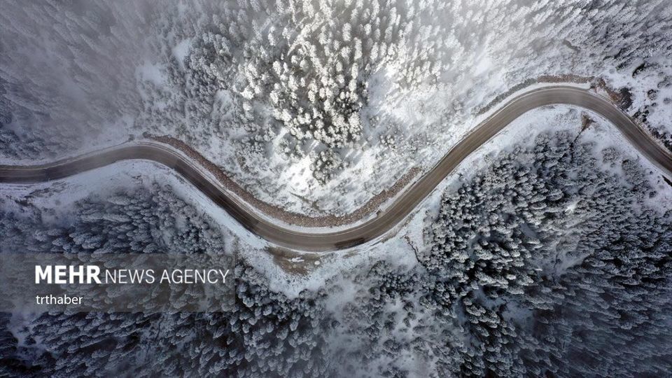 ارتفاعات کوه ایلگاز ترکیه سفیدپوش شد