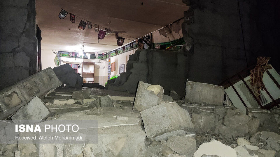 خسارات منطقه زلزله زده فین - هرمزگان