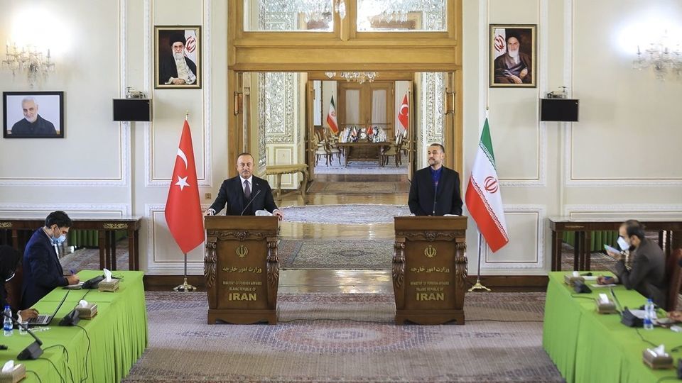 دیدار و گفتگو وزرای خارجه ایران و ترکیه