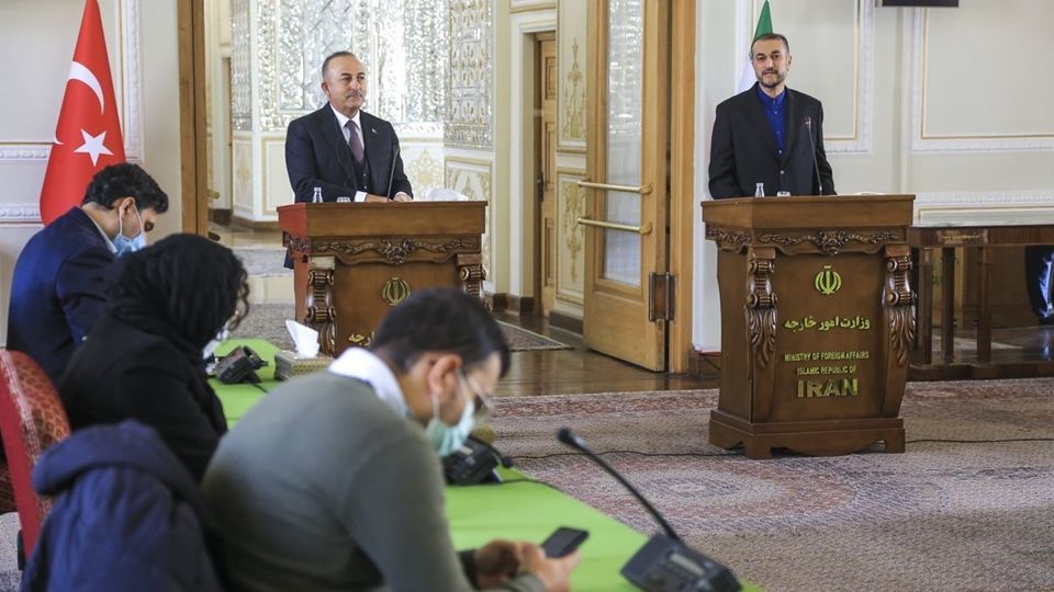 دیدار و گفتگو وزرای خارجه ایران و ترکیه