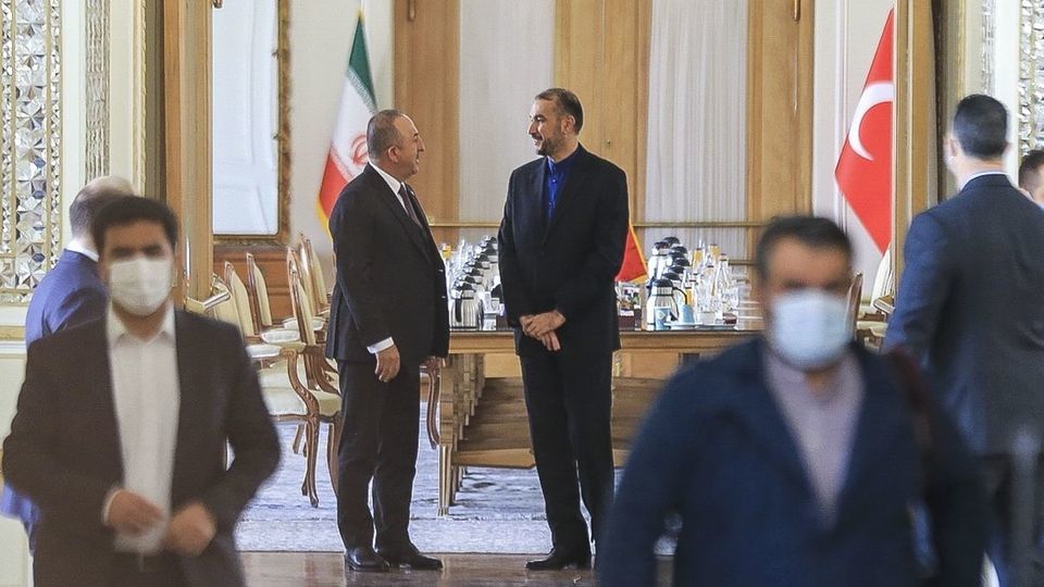 دیدار و گفتگو وزرای خارجه ایران و ترکیه