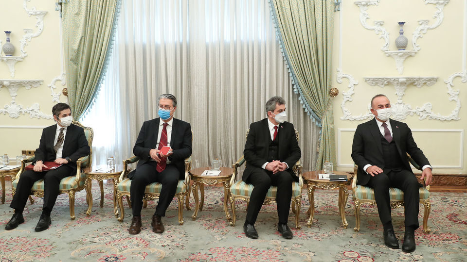 دیدار وزیر امور خارجه ترکیه با آیت‌الله رئیسی