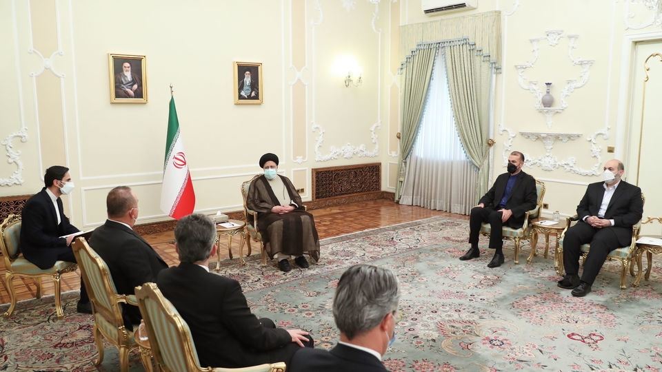 دیدار وزیر امور خارجه ترکیه با آیت‌الله رئیسی