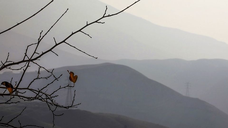 طبیعت پاییزی جاده چالوس