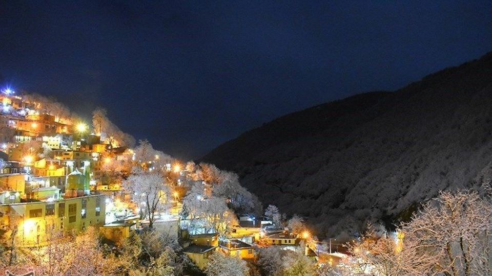 بارش برف در ماسوله