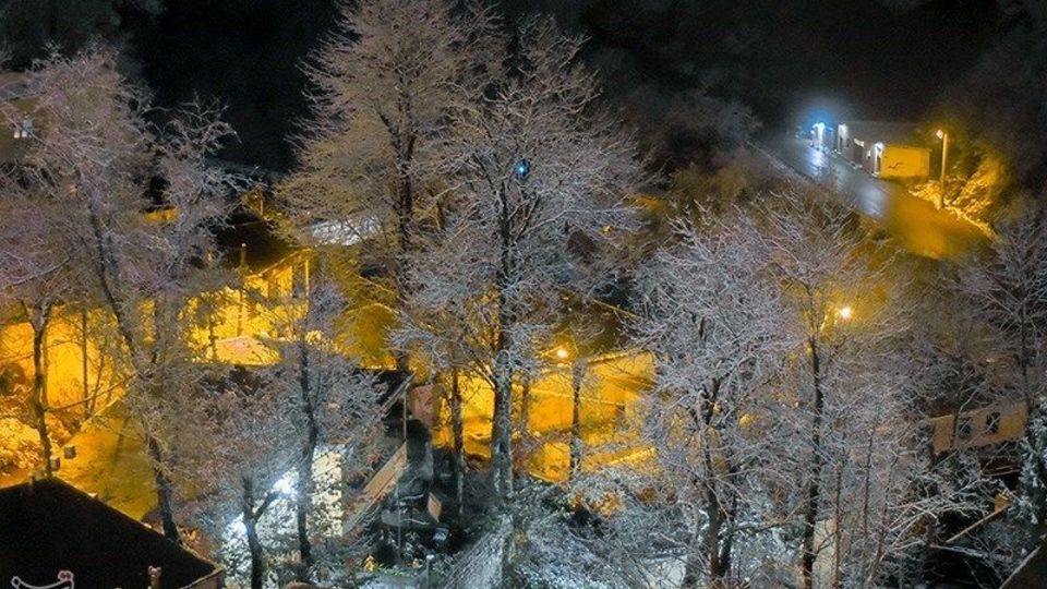 بارش برف در ماسوله