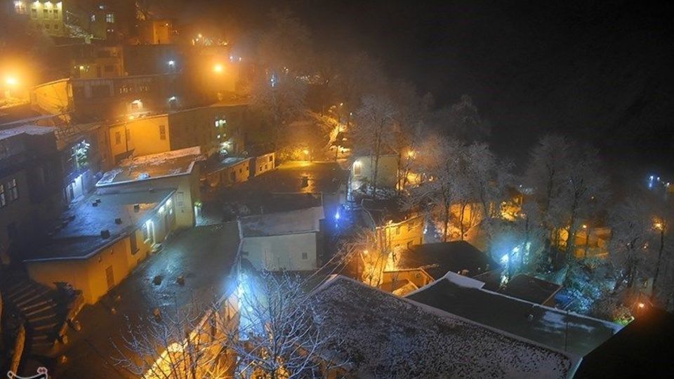 بارش برف در ماسوله