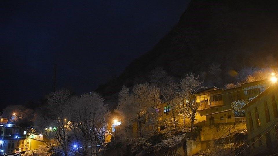 بارش برف در ماسوله