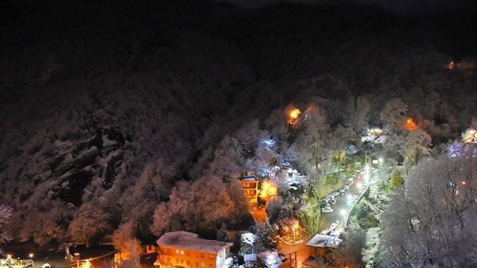 بارش برف در ماسوله